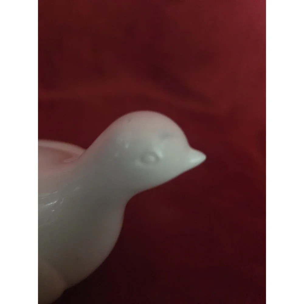 Vintage Homco White Porcelain Dove Figurines Love Birds Peace Home Interiors